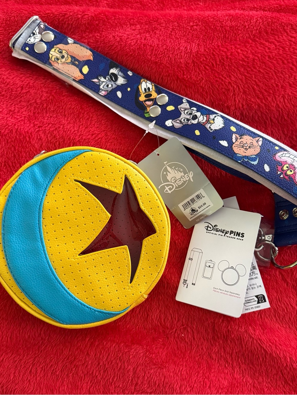 NWT Disney Parks Pin Trading Bag
